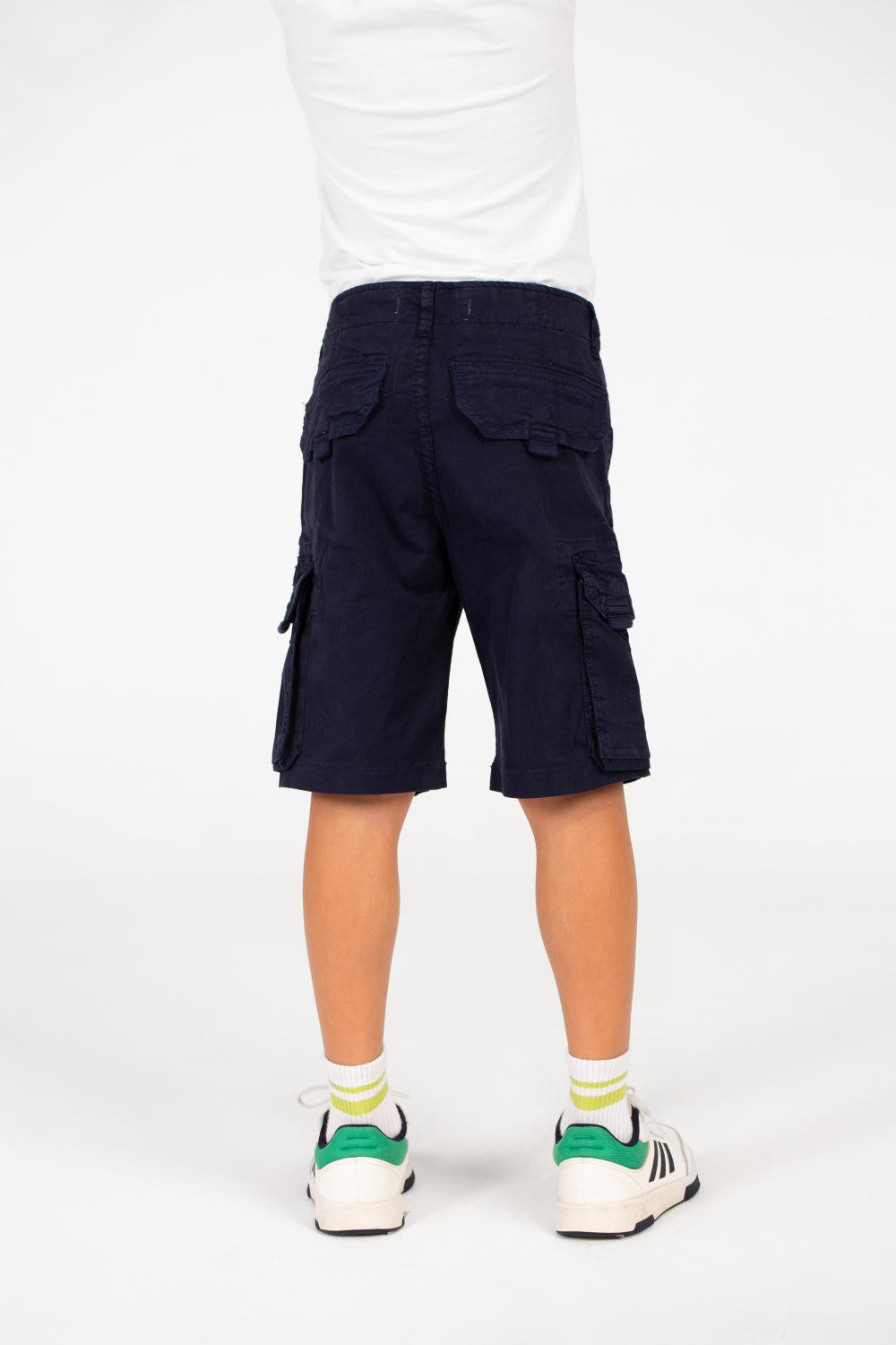 شورت جاباردين أولاد مع جيوب