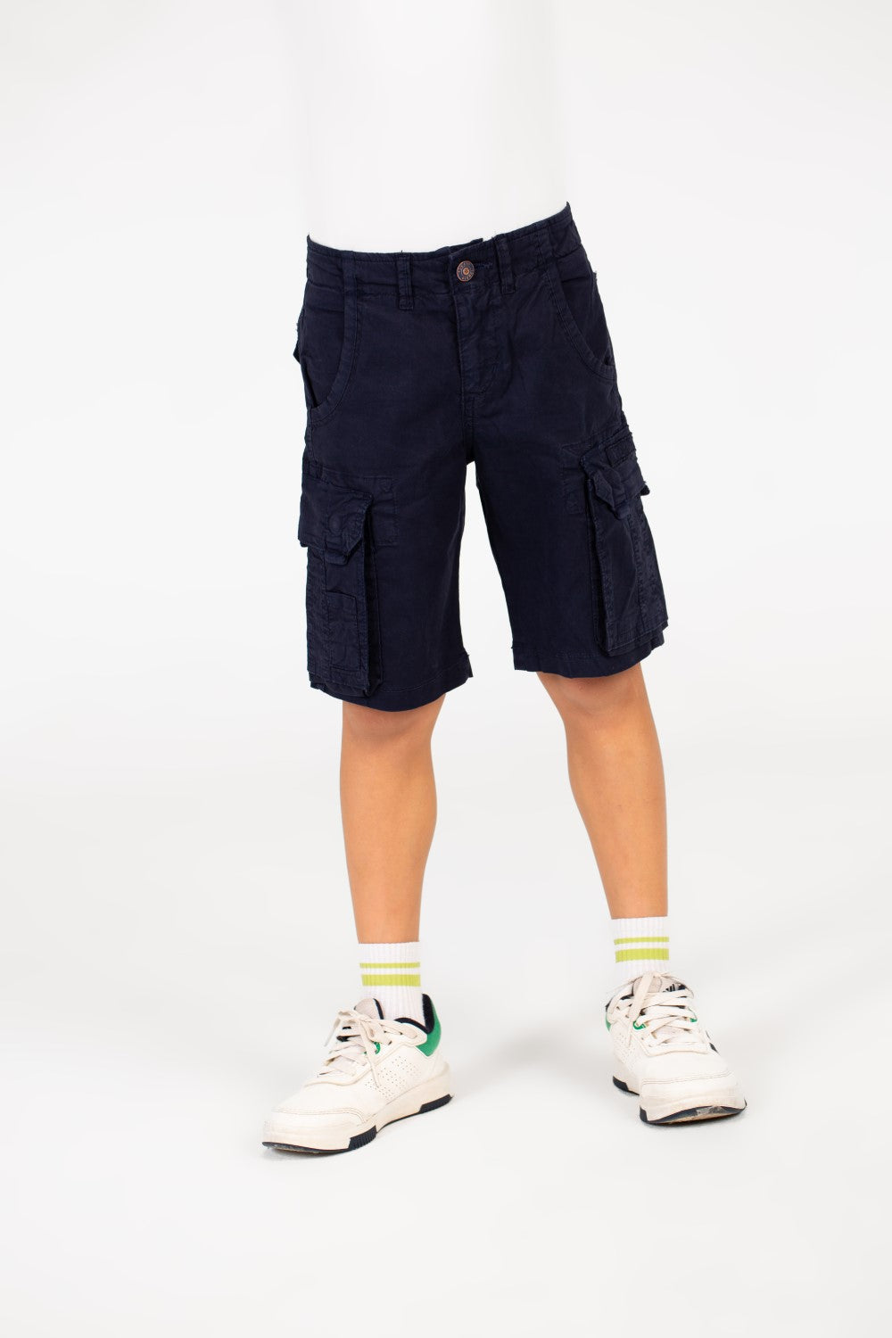 شورت جاباردين أولاد مع جيوب