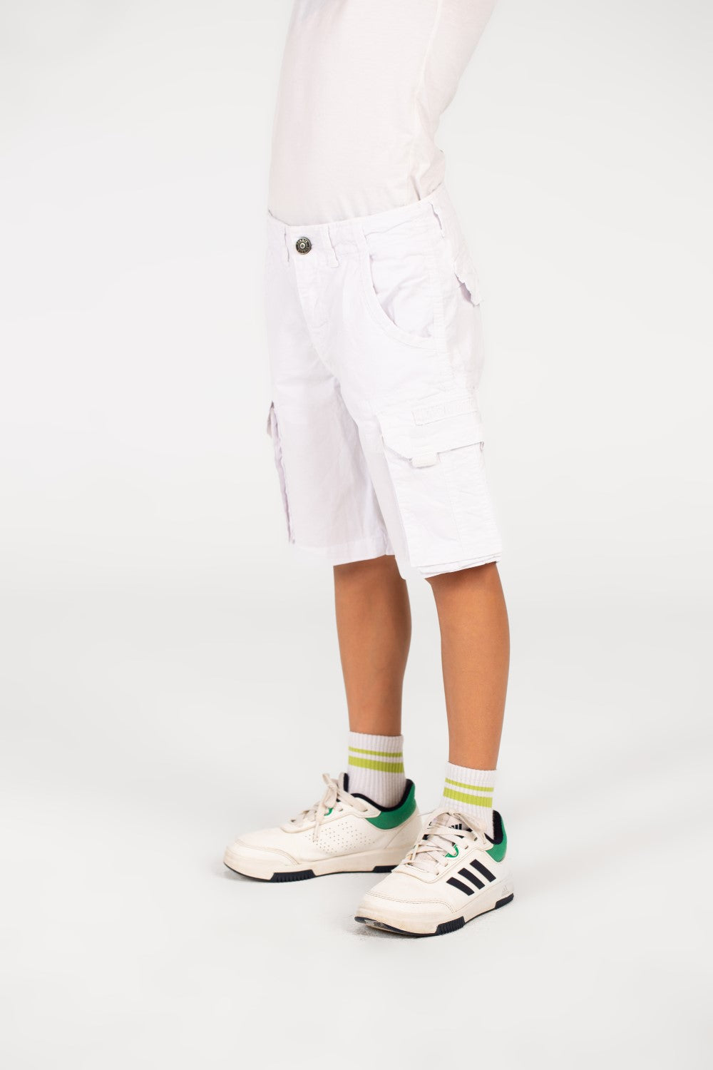 شورت جاباردين أولاد مع جيوب