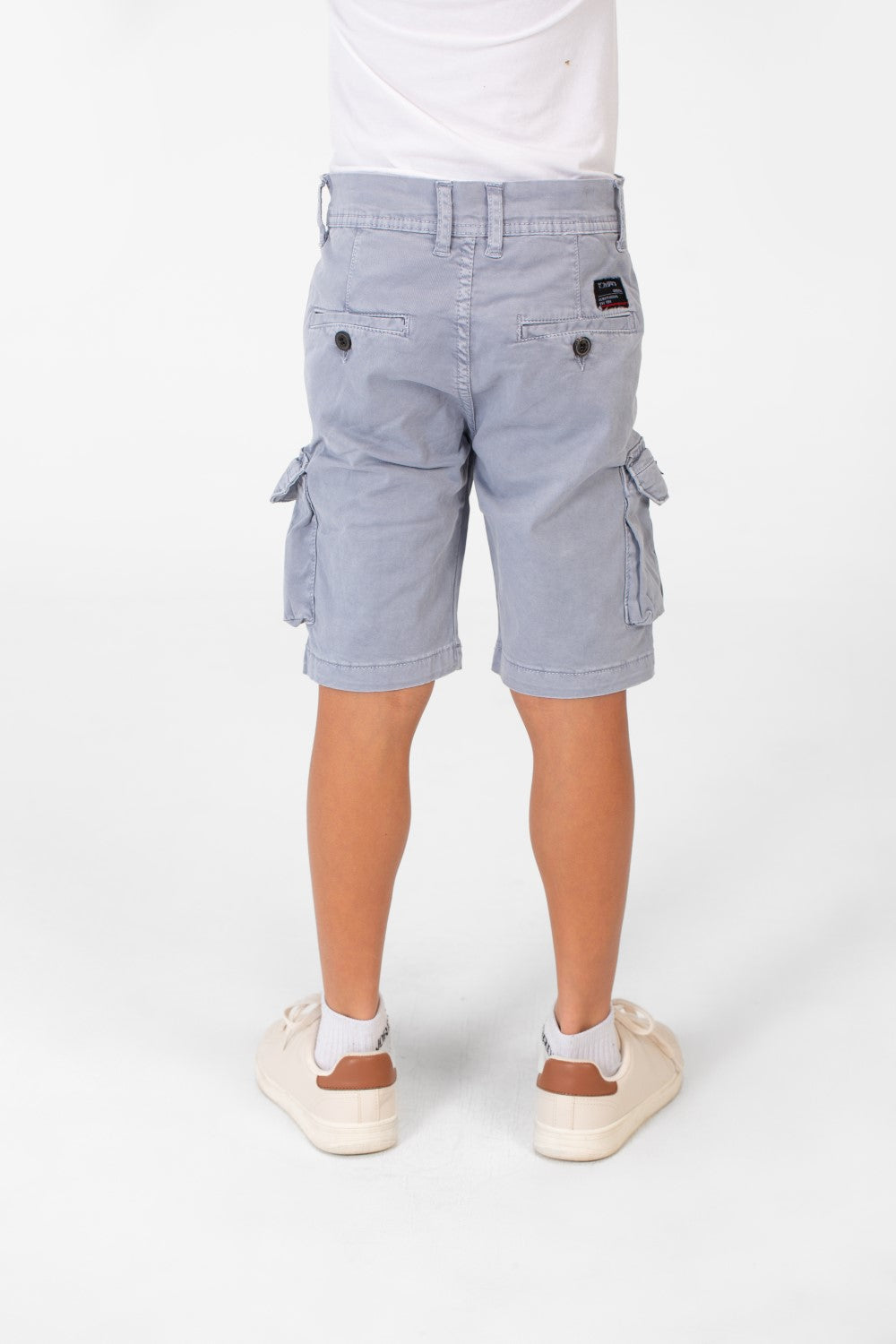 شورت أساسي بجيب جانبي من قماش الجاباردين للبنين مصنوع من خامة عالية الجودة