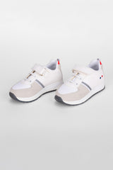 Boy's Lace Up & Chamois Running Shoes