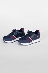 Boy's Lace Up & Chamois Running Shoes