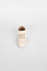Boy's Thick Sole Faux Leather Attractive Look Sneaker Shoes
