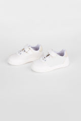 Boy's Thick Sole Faux Leather Attractive Look Sneaker Shoes