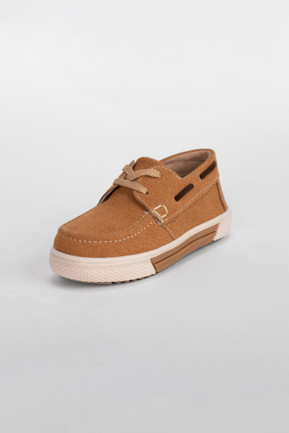 Boy's Flat Sole Chamois Casual Shoes With Unique Style