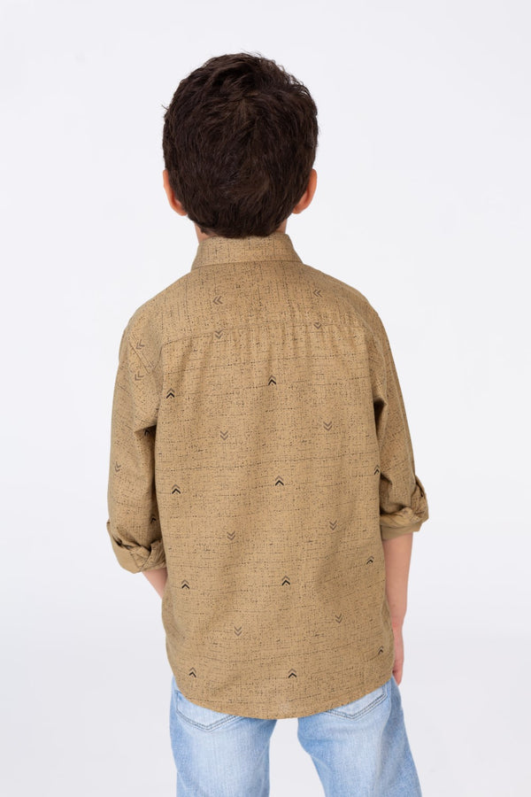 Boys Regular Fit Shirt With A Light Print