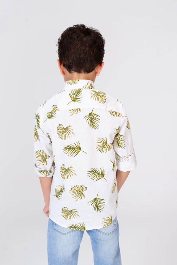 Boys Shirt In Trendy Summer Colors With A Material That Suits Every Day