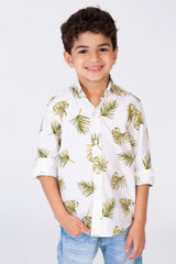 قميص بألوان صيفية عصرية للأولاد مع خامة تناسب الاستخدام اليومي