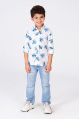 قميص بألوان صيفية عصرية للأولاد مع خامة تناسب الاستخدام اليومي