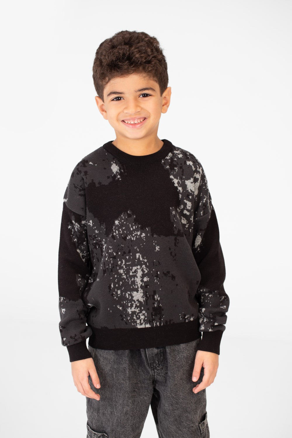 Boy's Jakar Round Neck Pullover In Modern Design