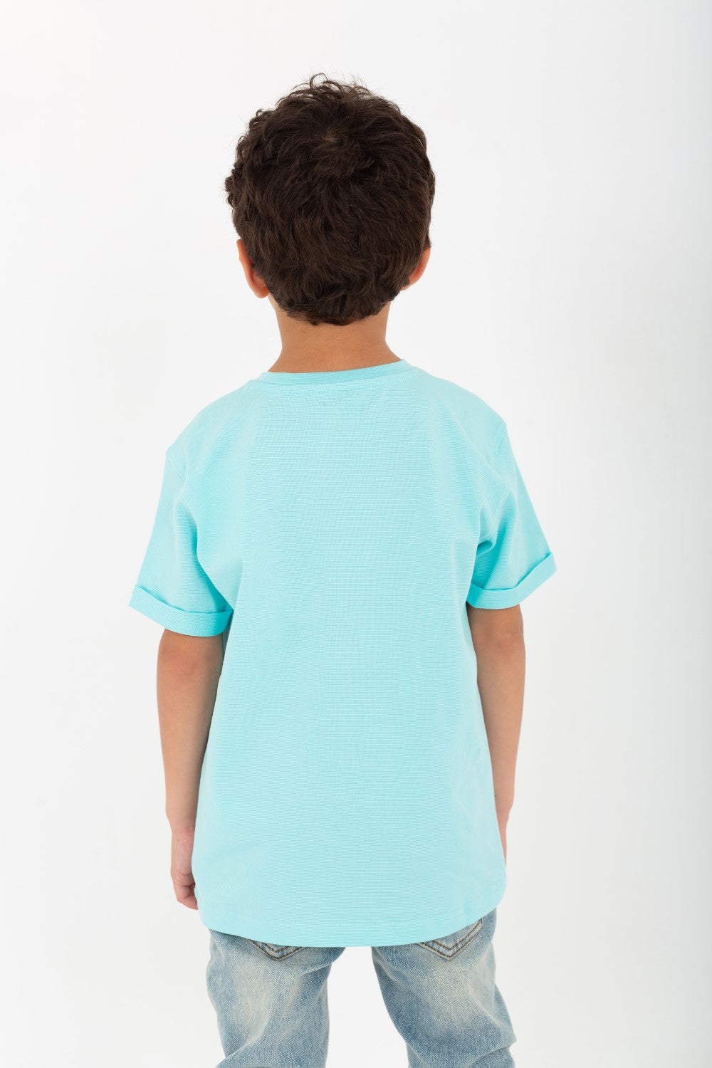 Boys Half-Sleeve T-shirt With Unique Cut