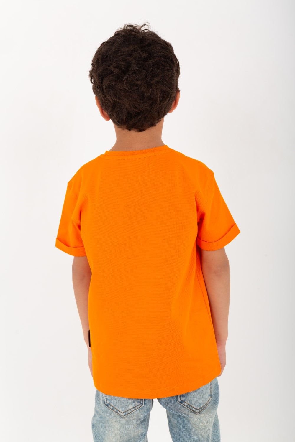Boys Half-Sleeve T-shirt With Unique Cut