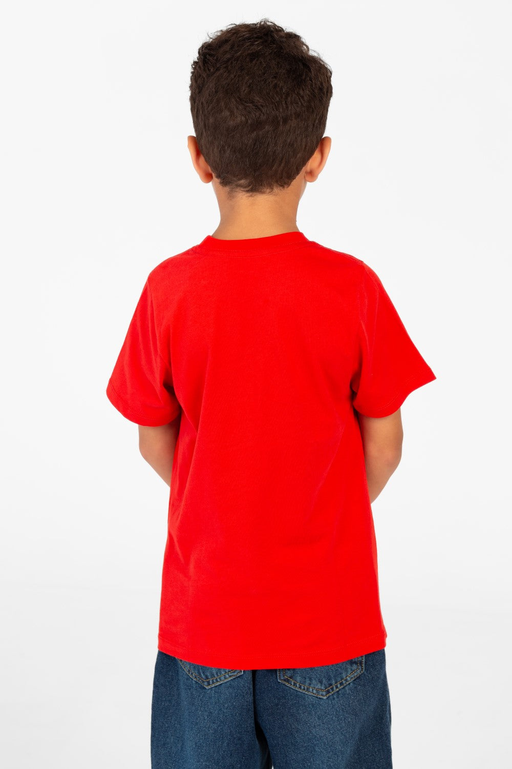 قميص بولو أساسي برقبة دائرية للأولاد