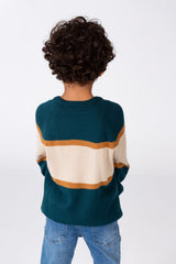 Boy's Regular Fit Crew Neck Pullover