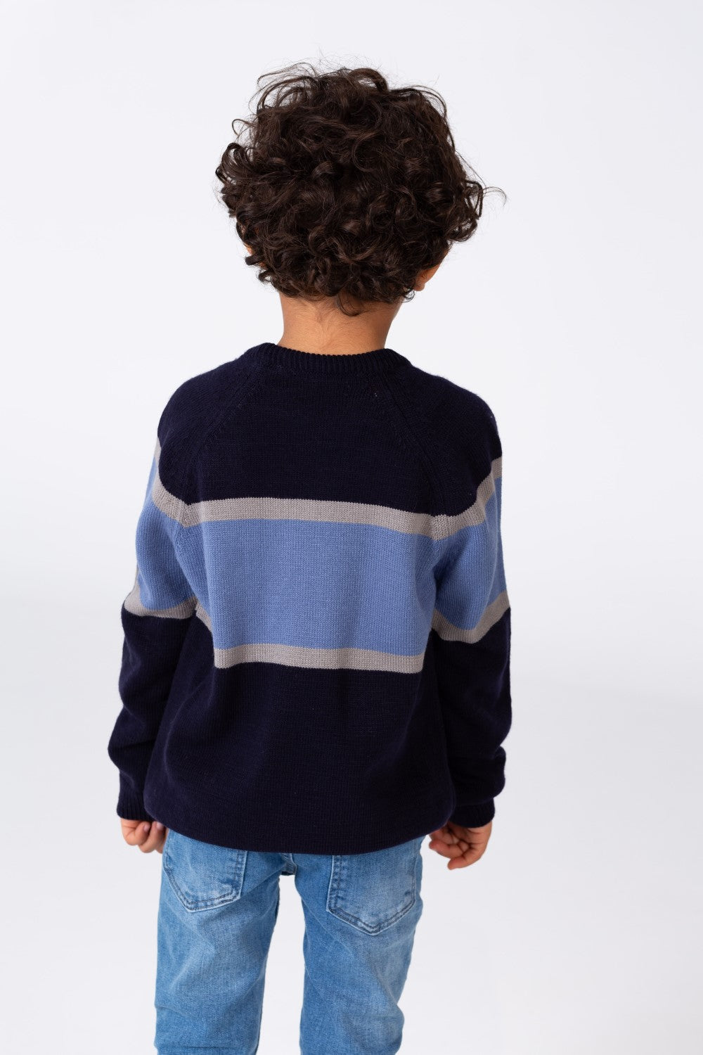 Boy's Regular Fit Crew Neck Pullover