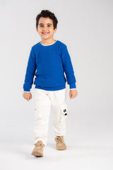 Boy's Basic Crew neck Made Of Soft Pullover