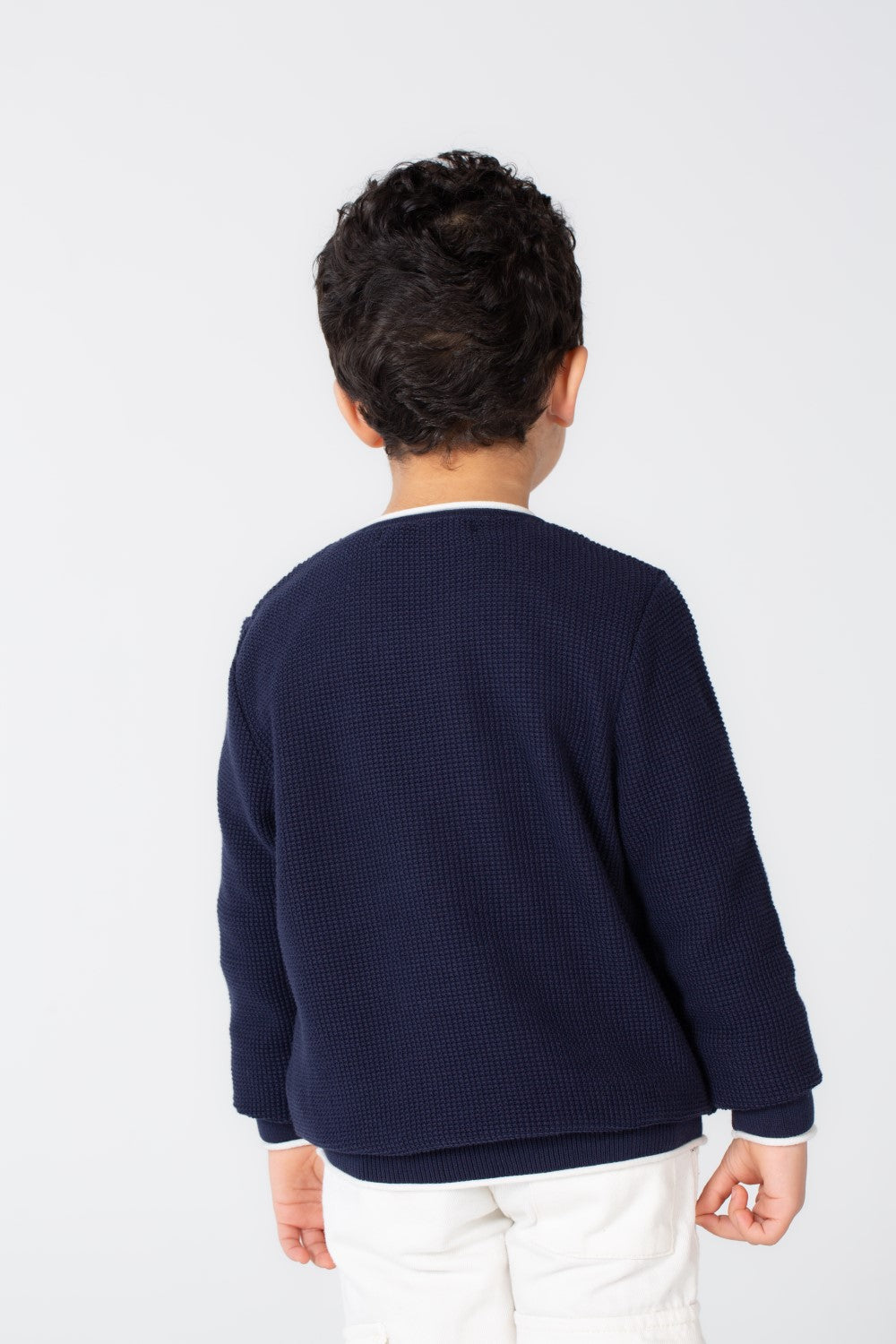 Boy's Basic Crew neck Made Of Soft Pullover