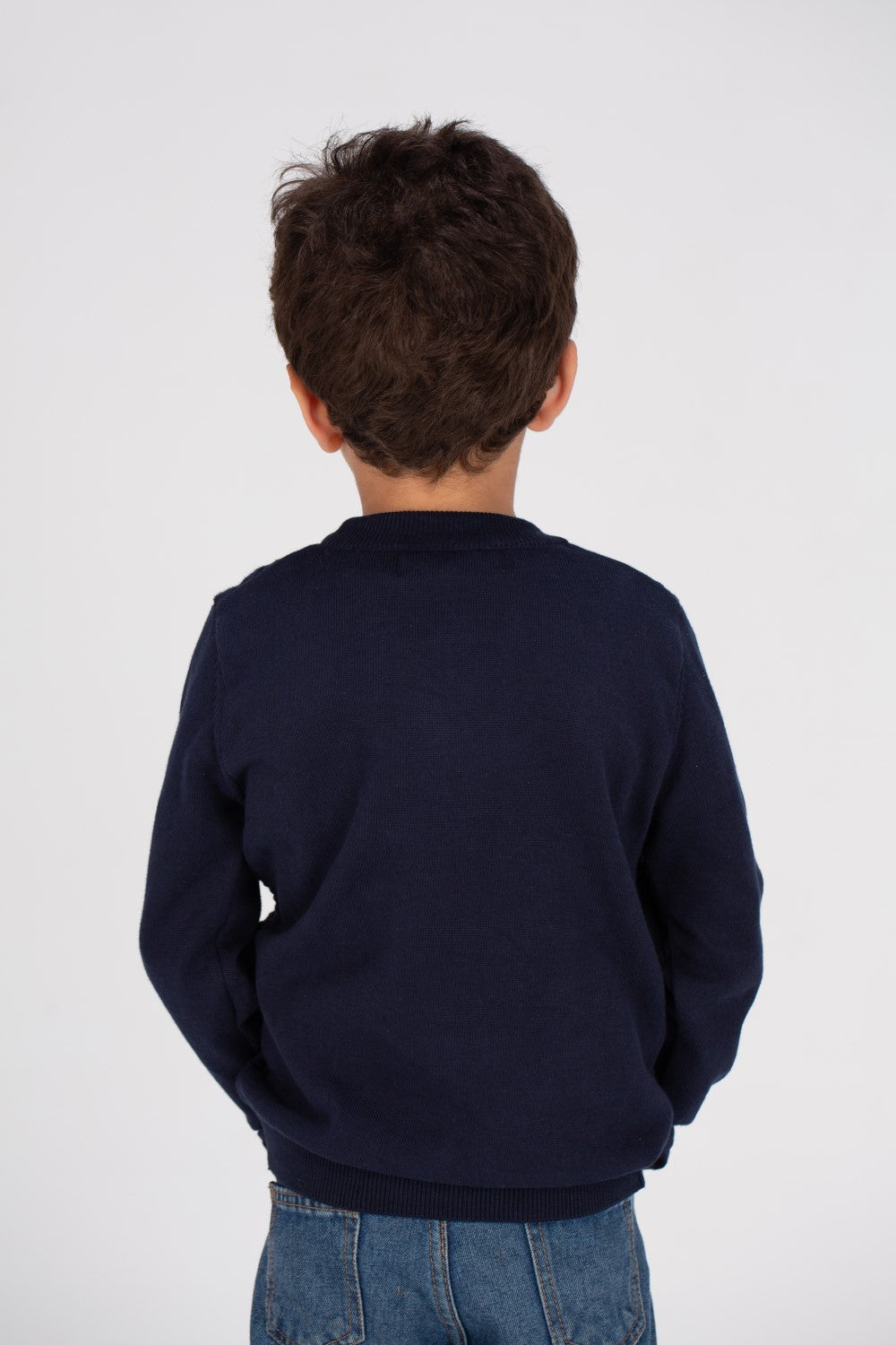 Boy's Crew neck Made Of Soft Basic Pullover