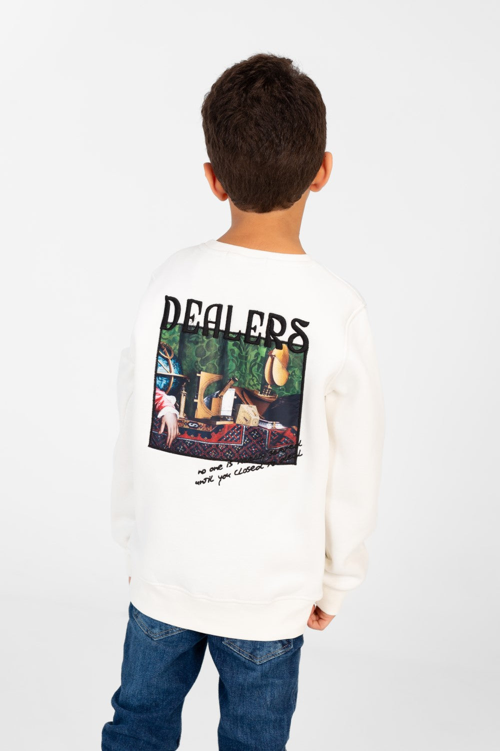 Boy's Long Sleeves Printed Round Neck Sweatshirt