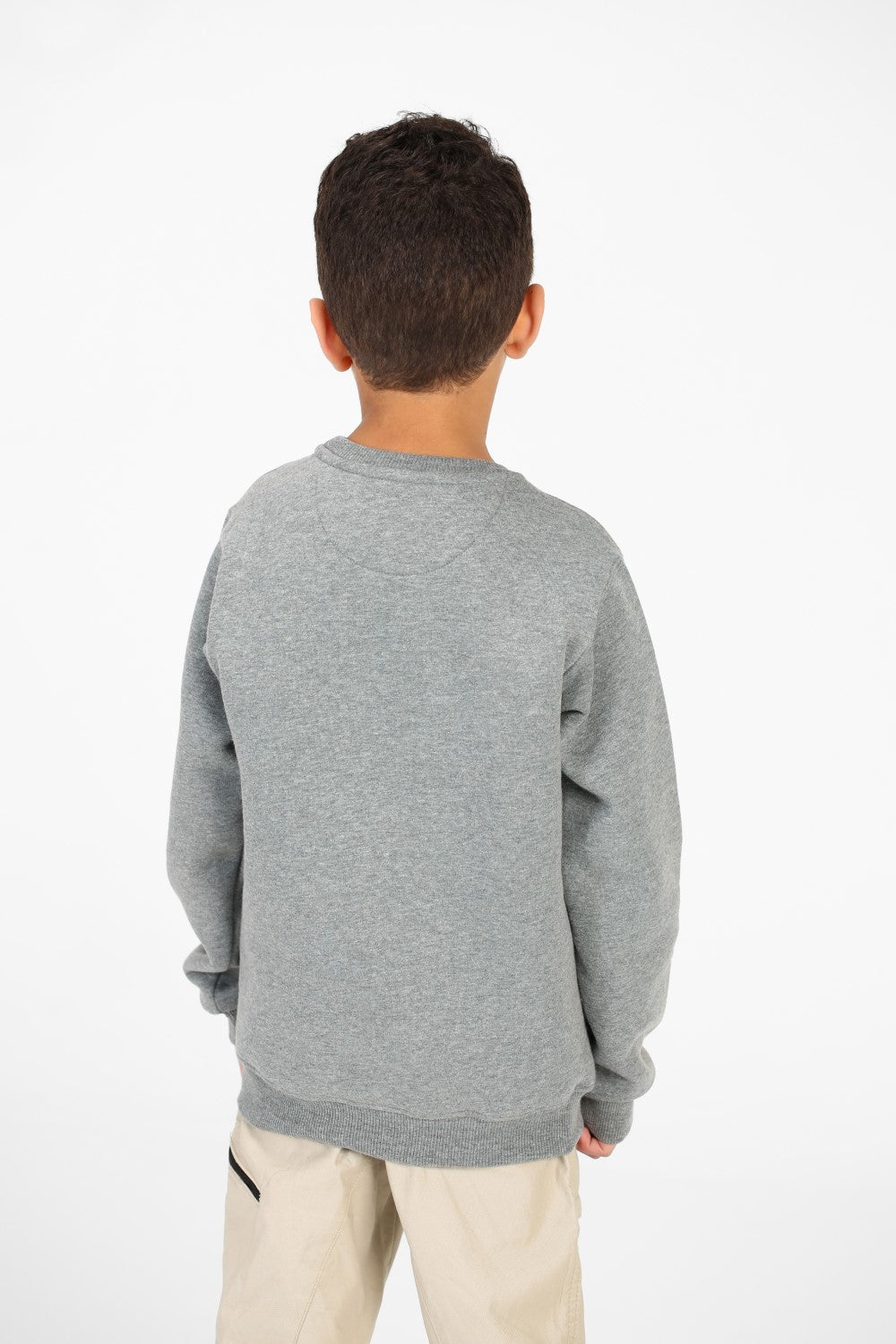 Boy's Long Sleeves Crew Neck Sweatshirt With Front Print
