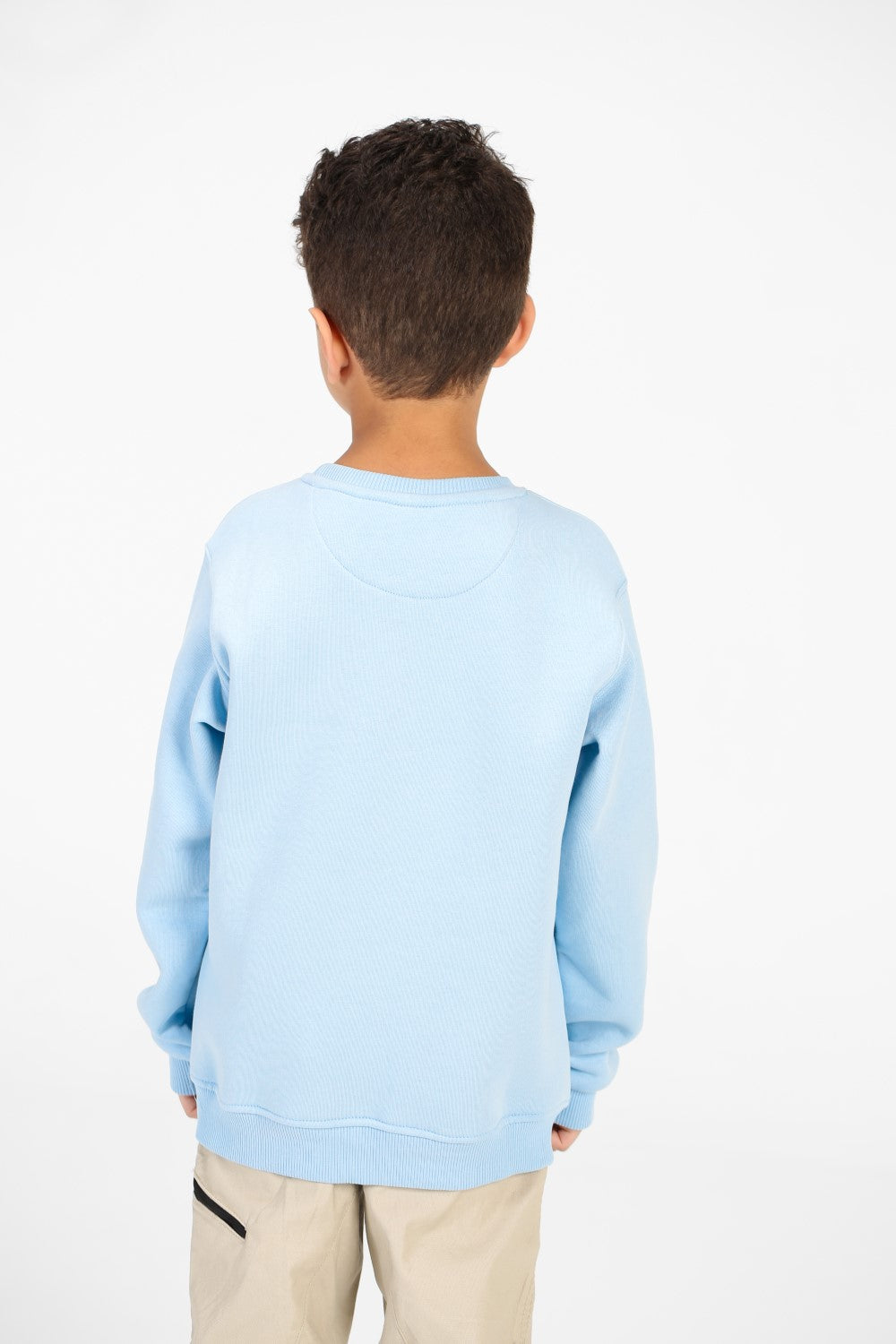Boy's Long Sleeves Crew Neck Sweatshirt With Front Print