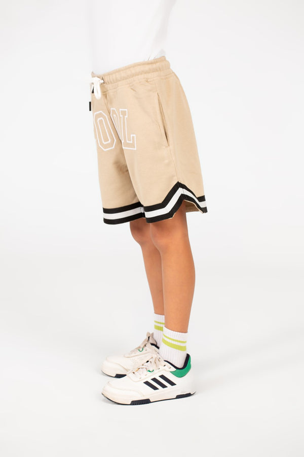 Boy’s Milton Two Stripes Cool Print Short