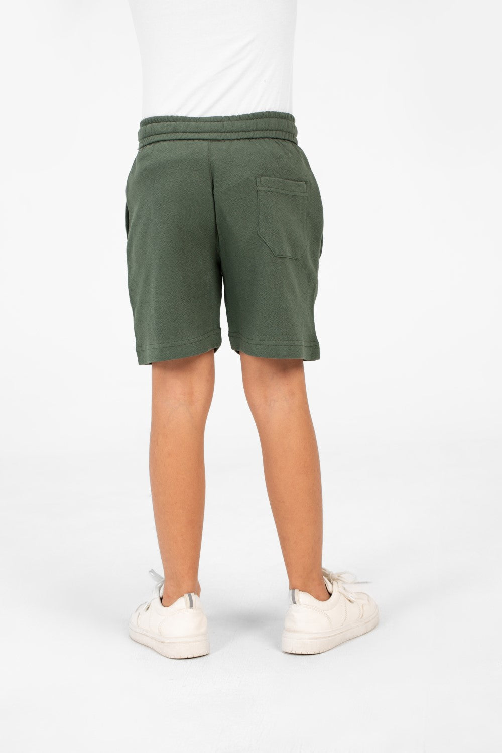 Boy's Milton Short With Elastic Waistband And Side Pockets In Modern Design