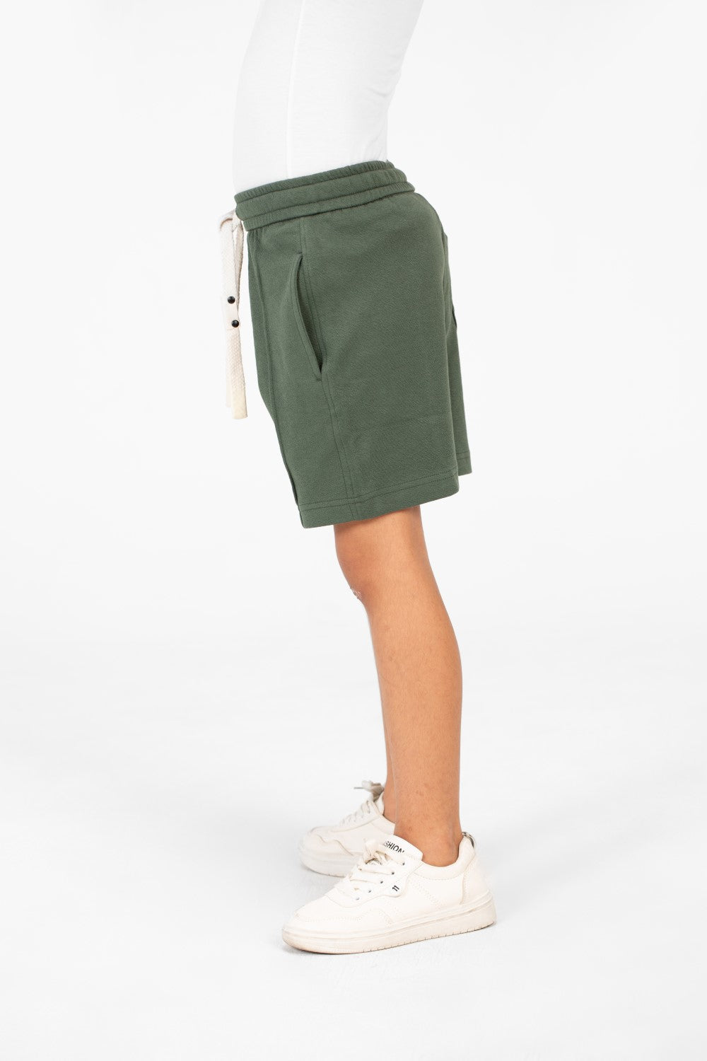Boy's Milton Short With Elastic Waistband And Side Pockets In Modern Design