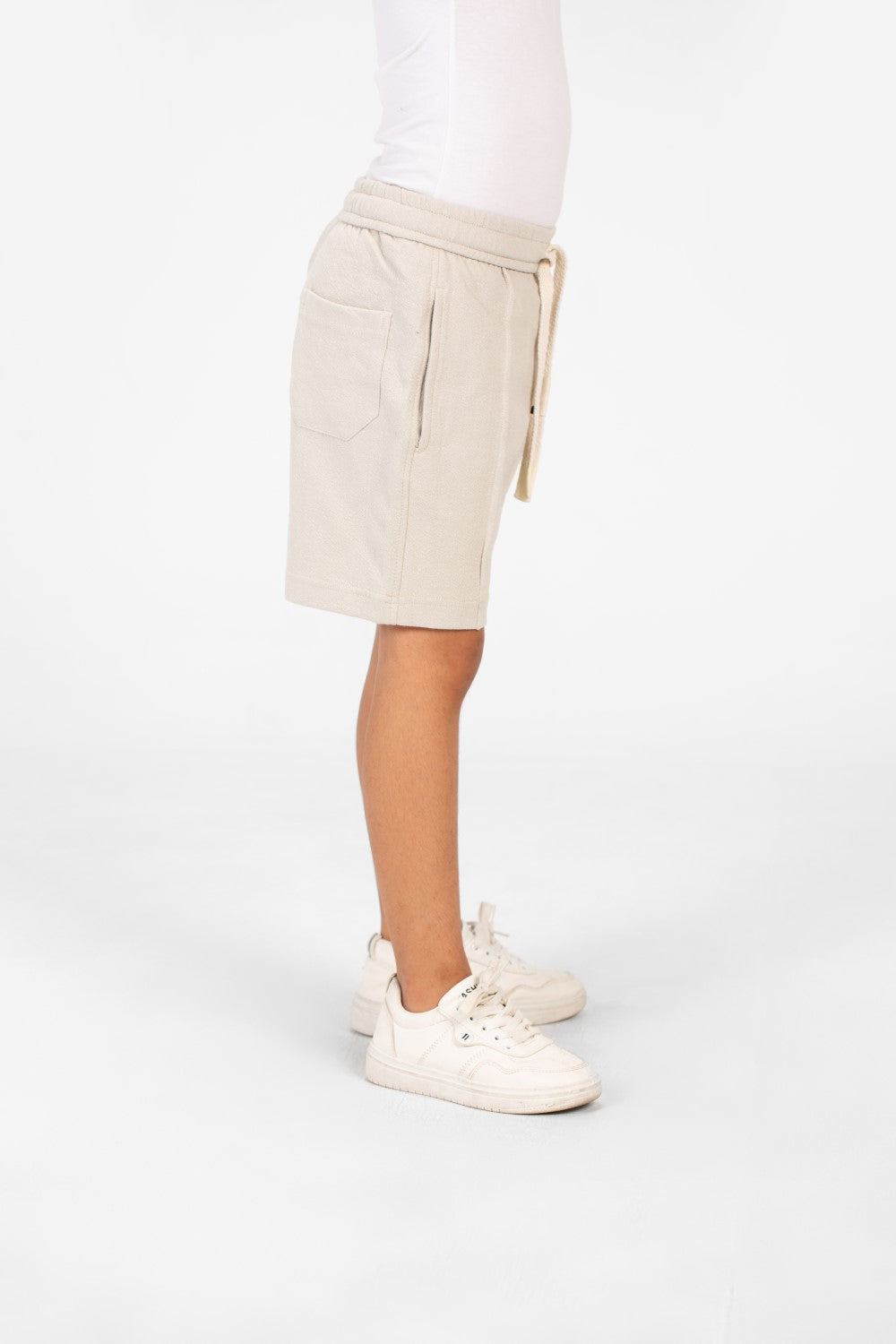 Boy's Milton Short With Elastic Waistband And Side Pockets In Modern Design