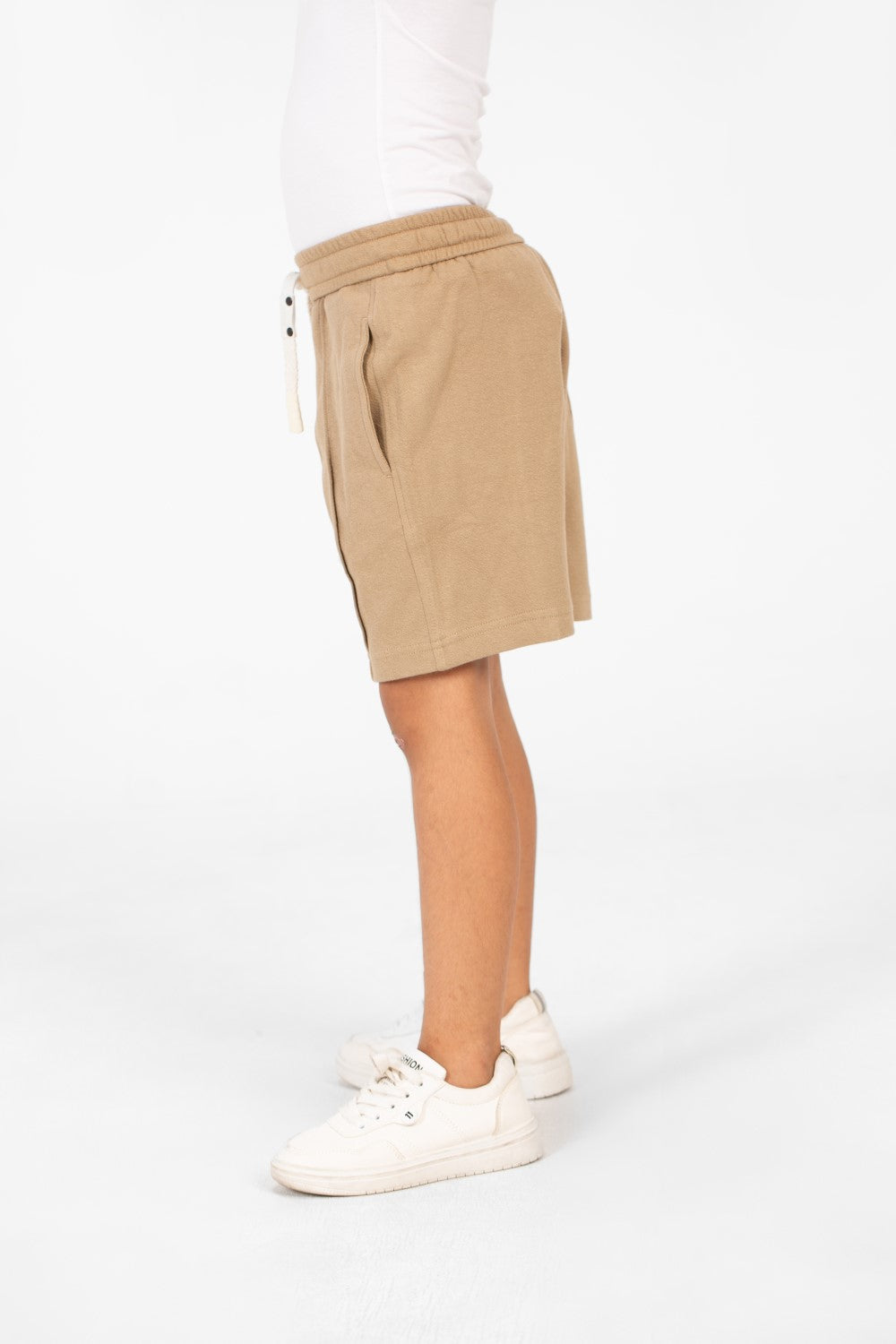 Boy's Milton Short With Elastic Waistband And Side Pockets In Modern Design