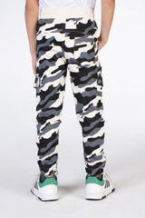 Boys Army Milton Sweatpants With Distinctive Side Pockets