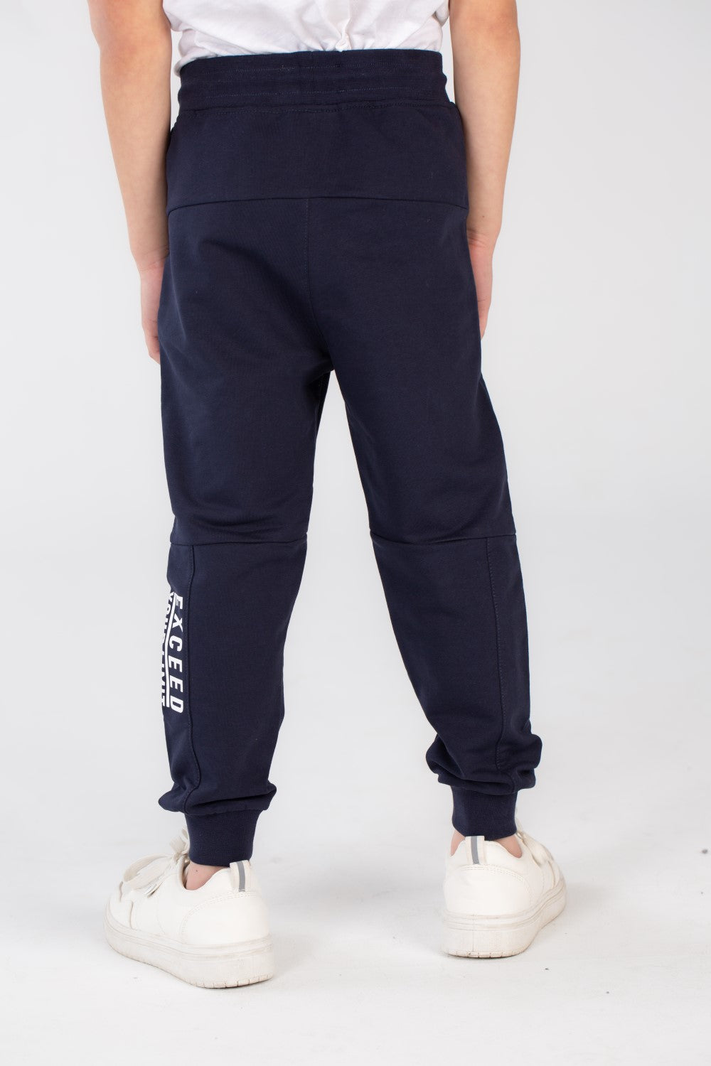 Boy's Side Printed Slim Fit Elasticated Waist Sports Sweatpants