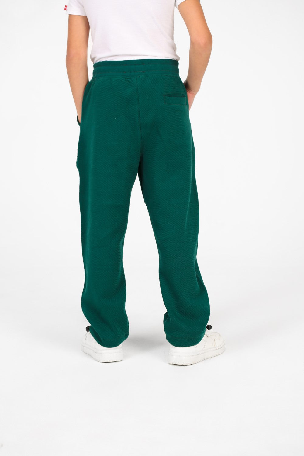 Boy's Basic Elastic Waistband Drawstring Sweatpants
