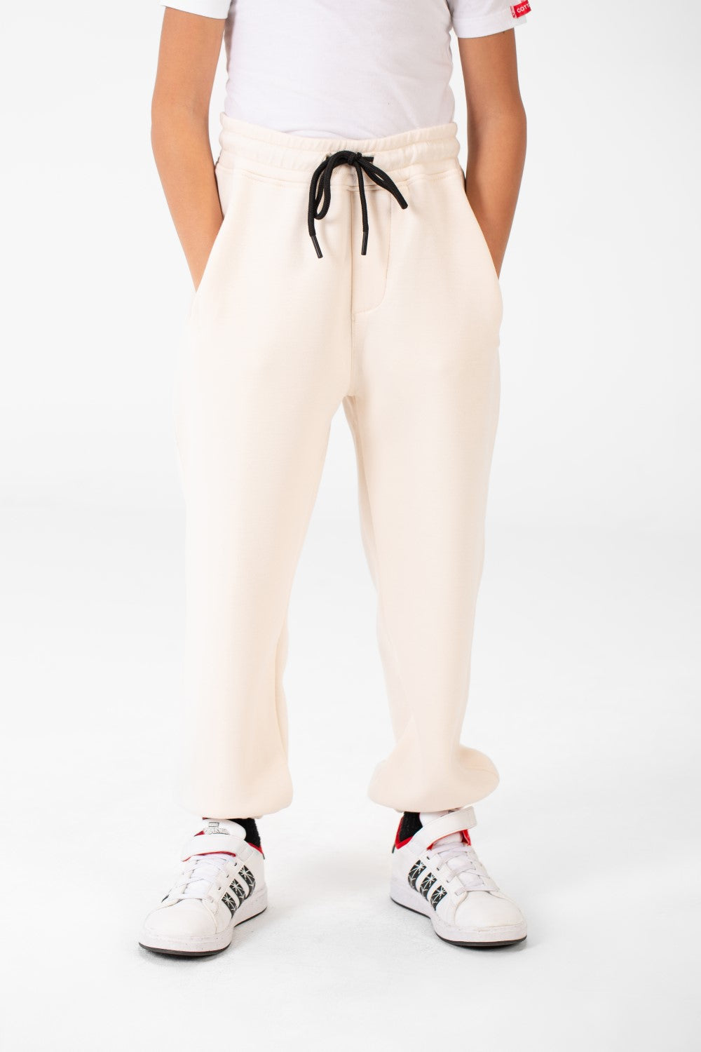 Boy's Basic Jogger Sweatpants With Drawstring Closure And Pockets