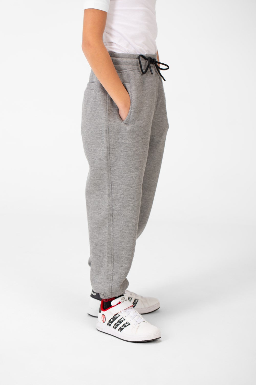 Boy's Basic Jogger Sweatpants With Drawstring Closure And Pockets