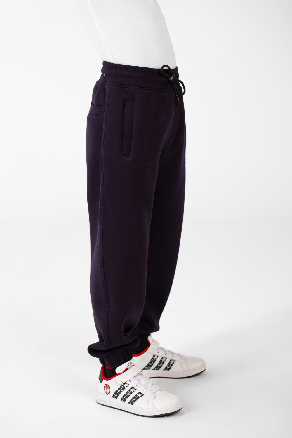 Boy's Basic Jogger Sweatpants With Drawstring Closure And Pockets