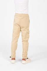 بنطال رياضي واسع بطبعة دائرية للأولاد بأكمام نصفية