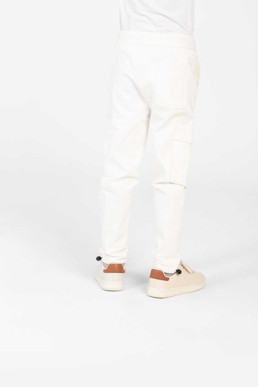 بنطال رياضي واسع بطبعة دائرية للأولاد بأكمام نصفية