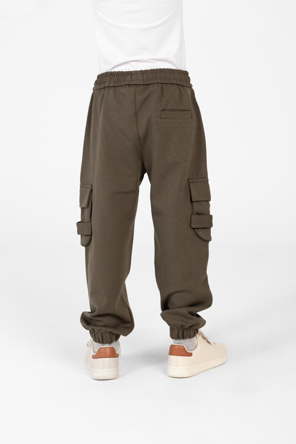 Boy's Oversized Sweatpants With Elastic Waistband And Side Pockets