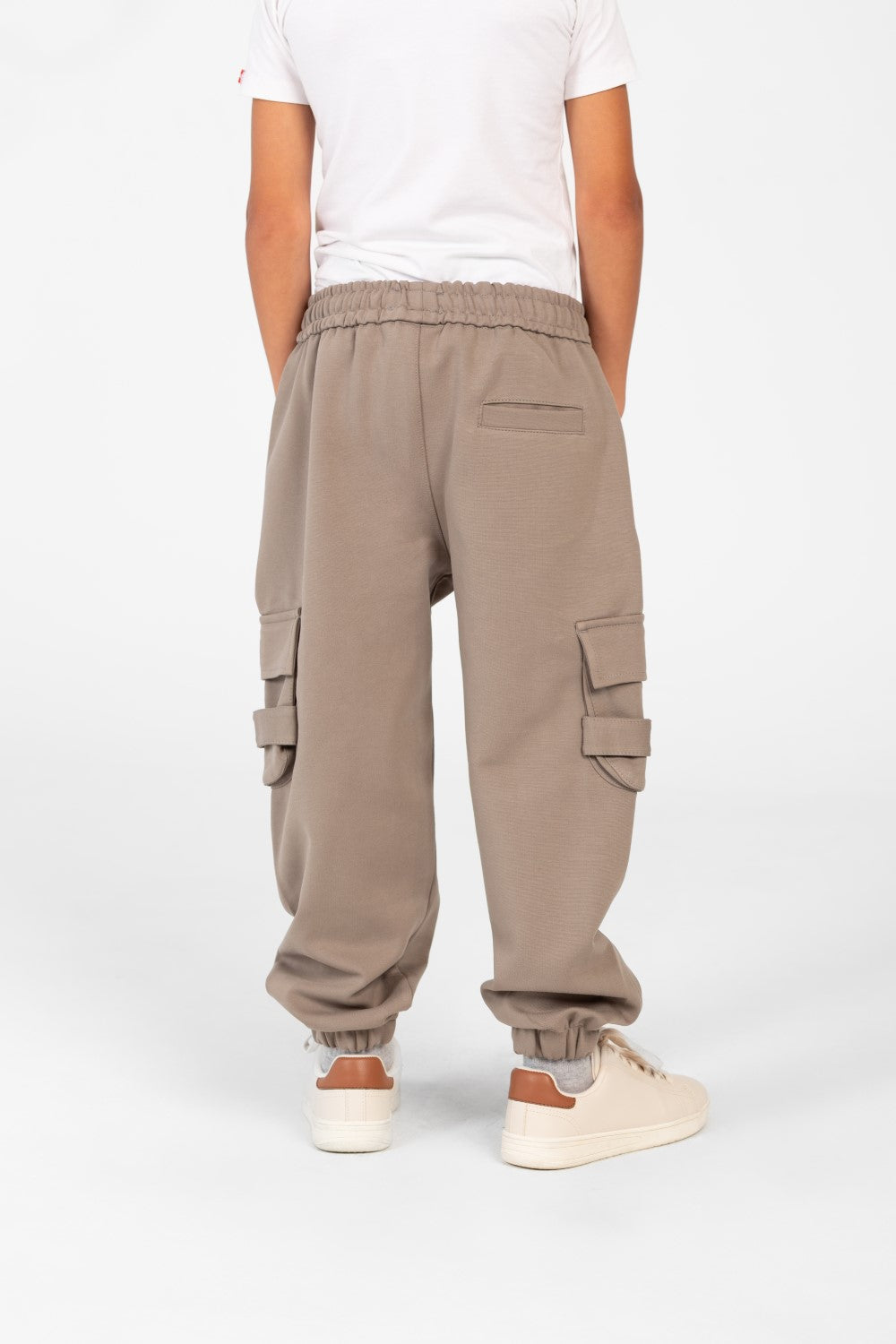 Boy's Oversized Sweatpants With Elastic Waistband And Side Pockets
