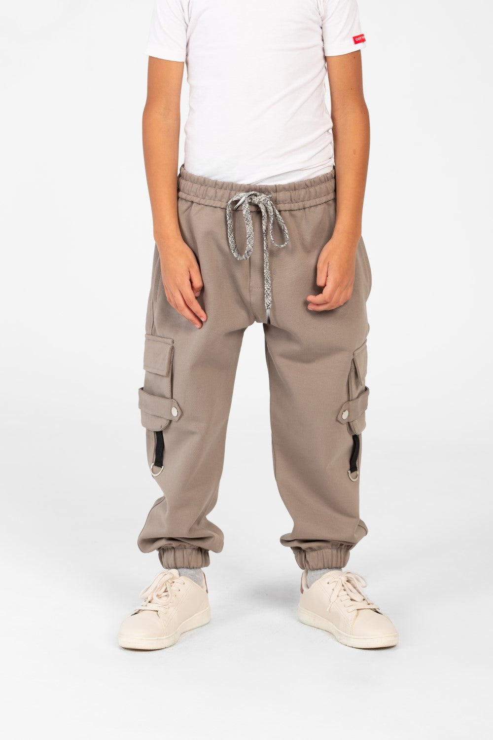 Boy's Oversized Sweatpants With Elastic Waistband And Side Pockets
