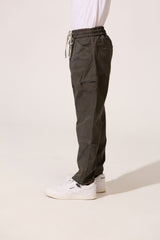 Boy's Tomato Oversized Modern Washed Sweatpants With Side Zipper Pockets