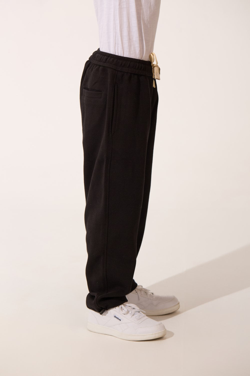 بنطال رياضي برباط خصر واسع القَصّة مريح أساسي من ميلتون للأولاد