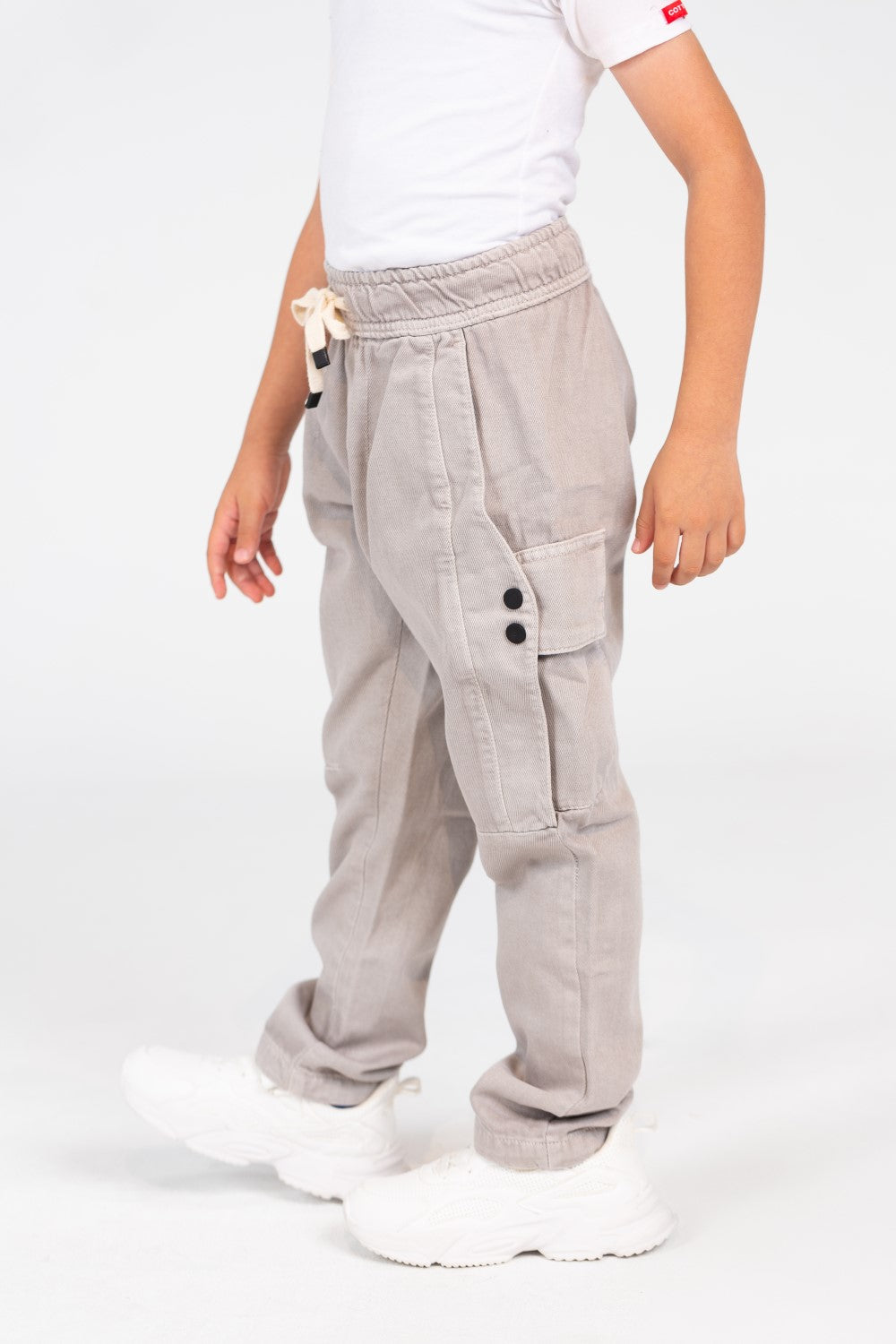 بنطال جاباردين واسع ومريح بقصة عصرية فريدة للأطفال