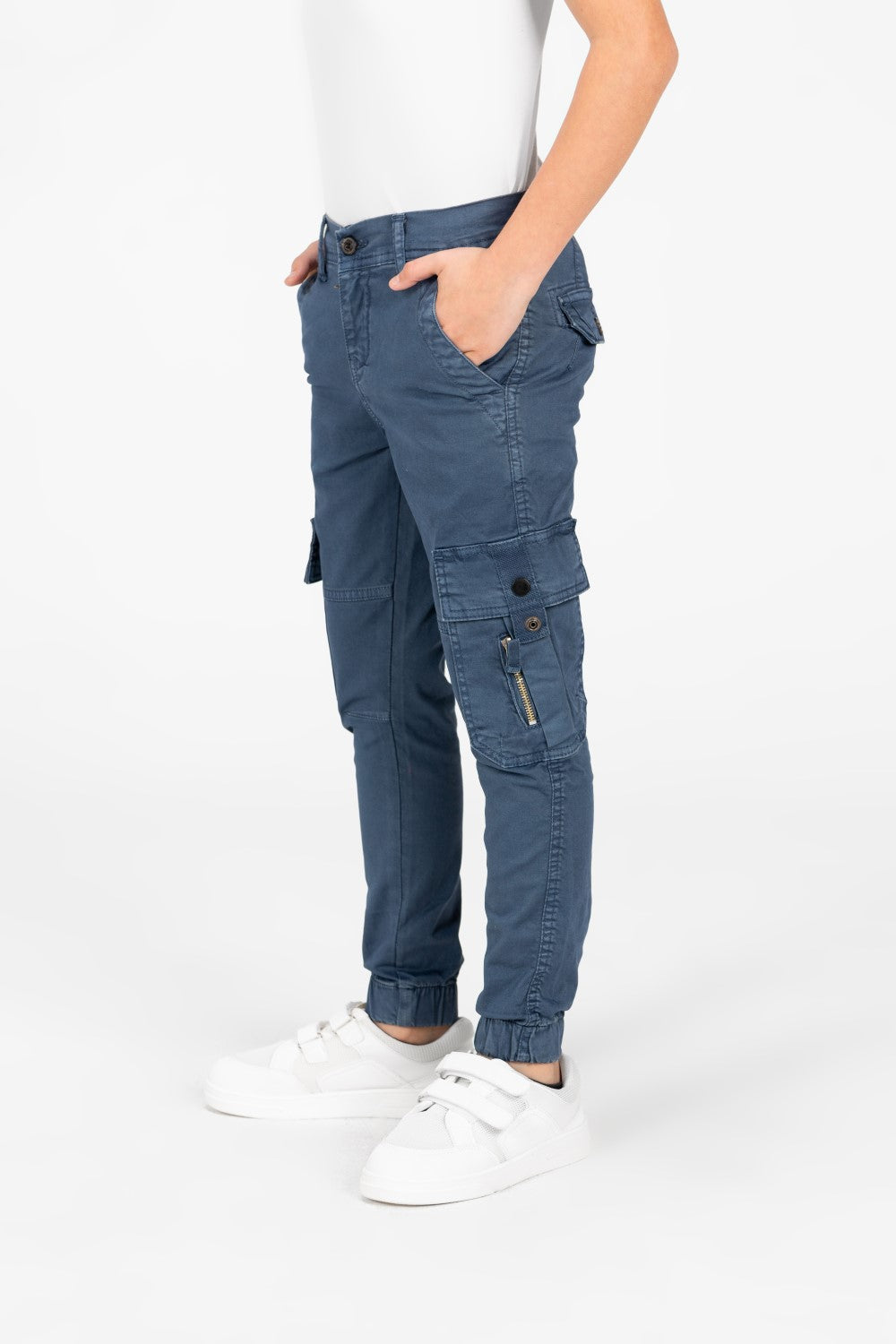 Boy's Gabardine Sherwal Pants With Side Pockets