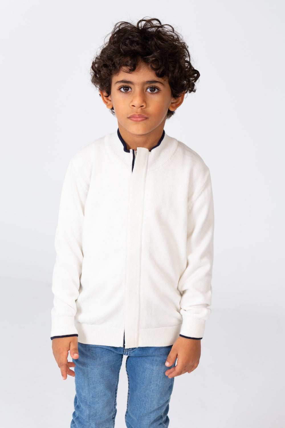 Boy's Crew Neck Long Sleeves Pullover Sweater