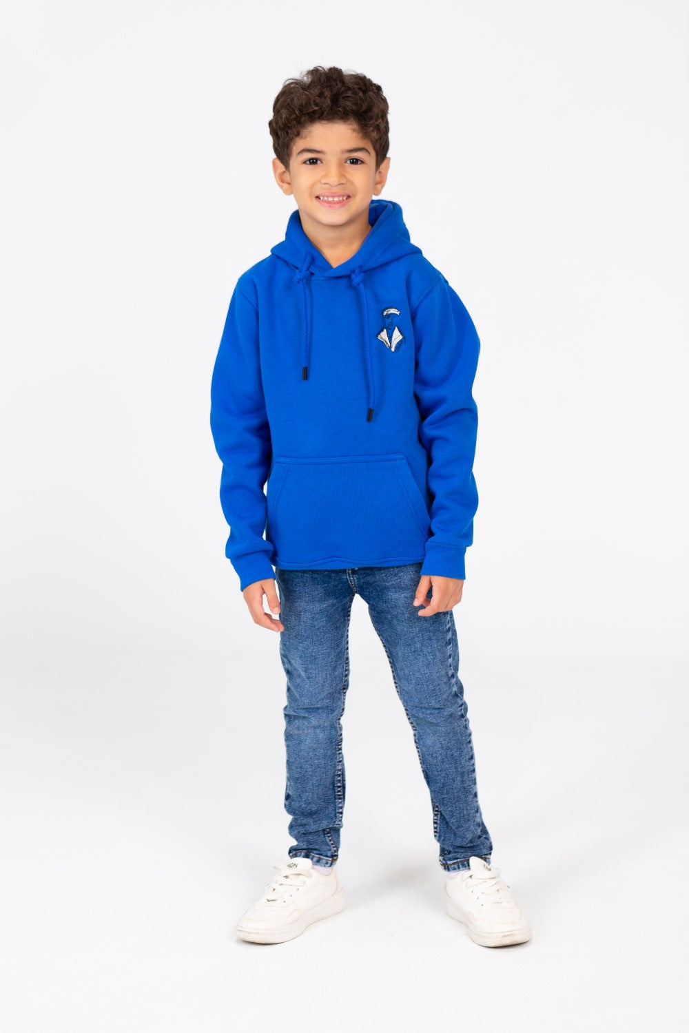 Boy's Hooded Sweatshirt With Kangaroo Pocket