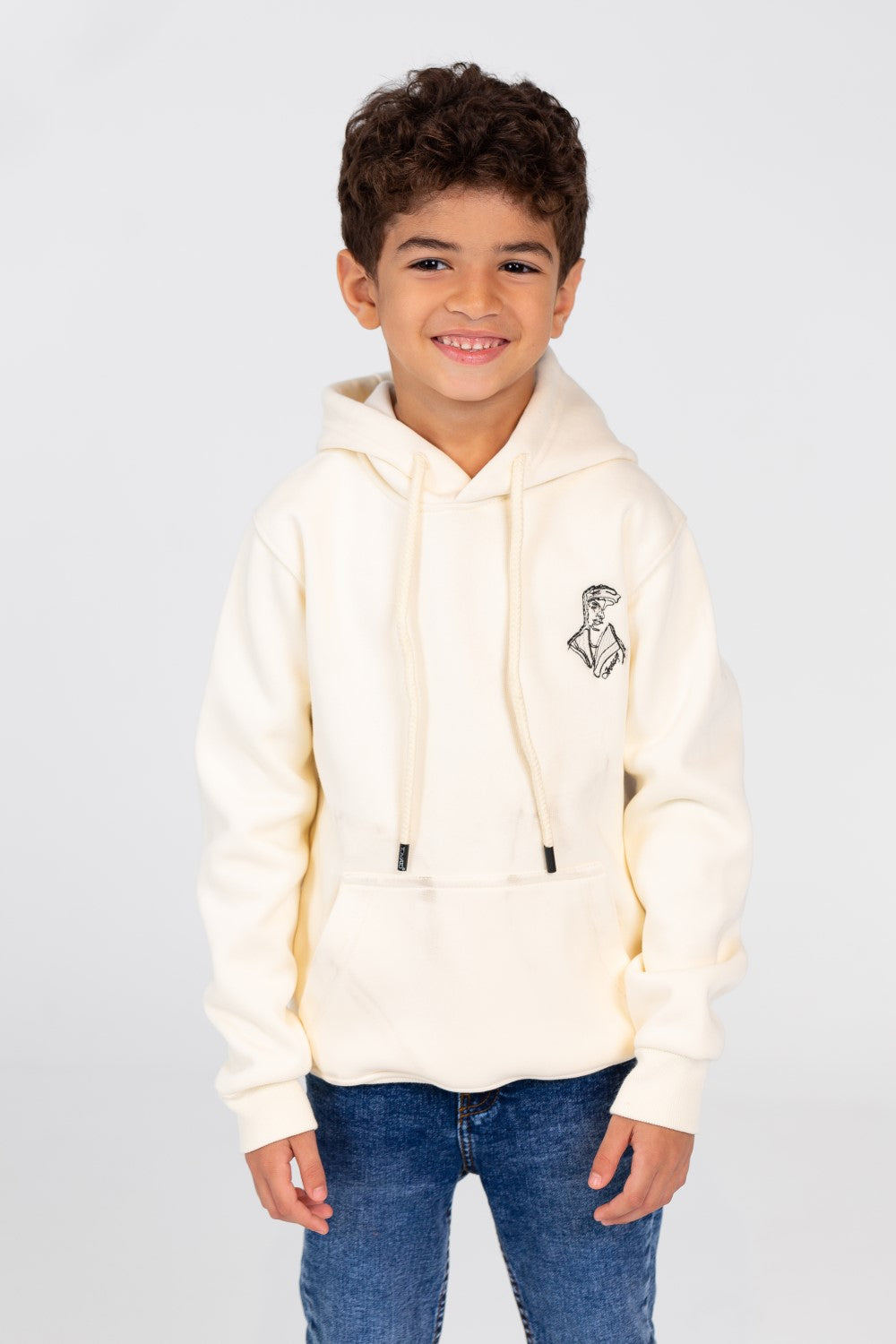 Boy's Hooded Sweatshirt With Kangaroo Pocket