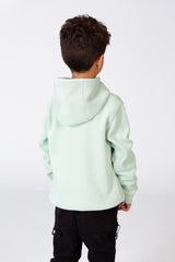 Boy's Hoodie Sweatshirt With Creativity Print On The Front And Breathable Material