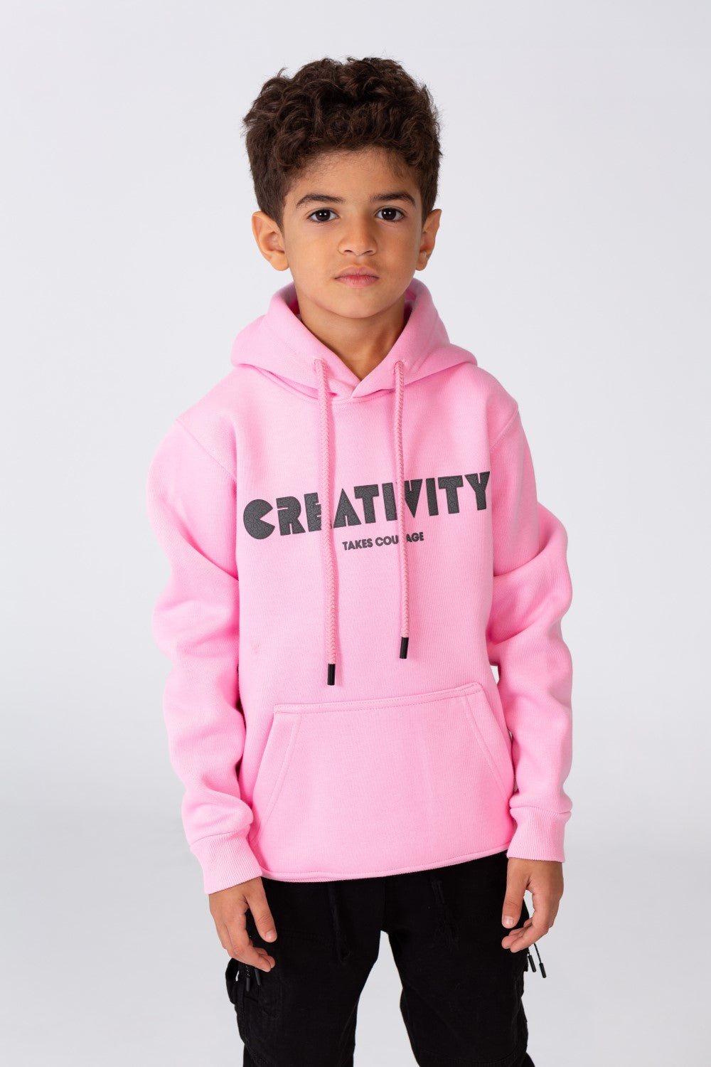 Boy's Hoodie Sweatshirt With Creativity Print On The Front And Breathable Material